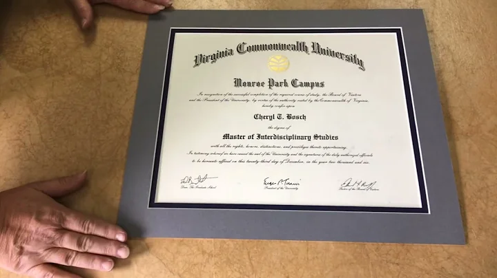 Diploma Framing