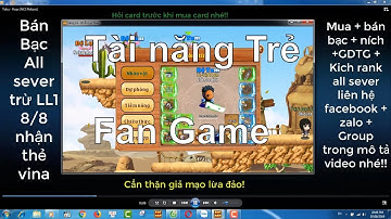 Làng Lá Phiêu Lưu Ký | Kích phúc lợi và bán bạc all sever - kích vài lần mà nich víp quá | HTC game