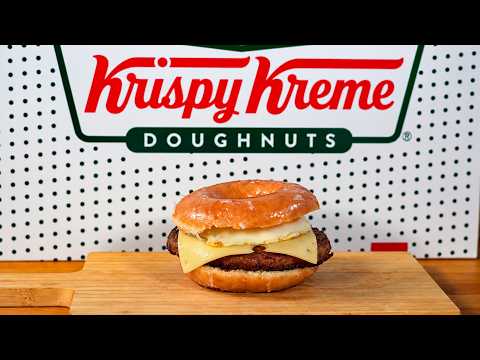 Marking a Kripsy Kreme Burger