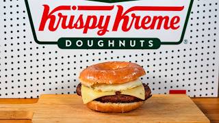 Marking a Kripsy Kreme Burger