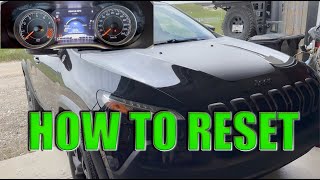 HOW TO RESET OIL LIFE JEEP CHEROKEE KL 2014 TO 2023 by BSK Garage 199 views 3 weeks ago 1 minute, 13 seconds