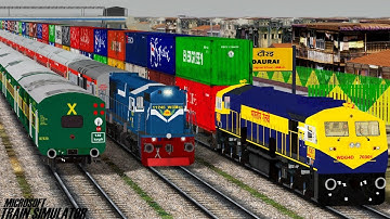 New Delhi - Ahmedabad Swarna Jayanti Rajdhani Express | MSTS Open Rails Journey Part 1