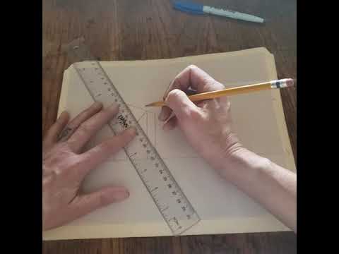 Letter M in 2 Point Perspective