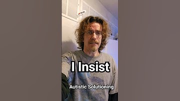 Autistic Solutioning: I Insist  #WaltonBigfootJames #autism #cptsd #short #shorts