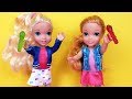 Gambar cover SINGING competition ! Elsa and Anna toddlers - Barbie is judge - contest
