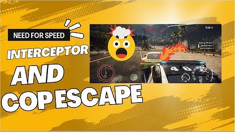 NFS RIVALS- INTERCEPTOR AND POLICE ESCAPE (4K)