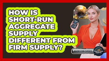 How Is Short-Run Aggregate Supply Different From Firm Supply? - Macroecon Experts