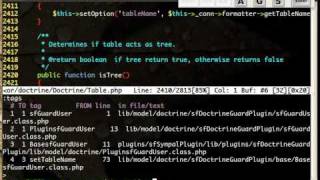 Exuberant ctags with PHP in vim