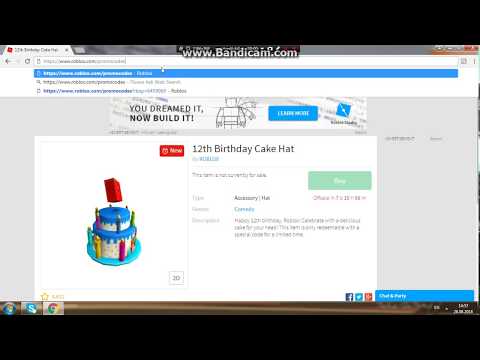 ROBLOX / ქართულად პრომო კოდი ROBLOX-ის დაბადების დღე / ROBLOX Happy BirthDay