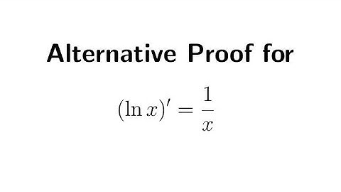 How to Prove Log Rule using the Definition of Derivative