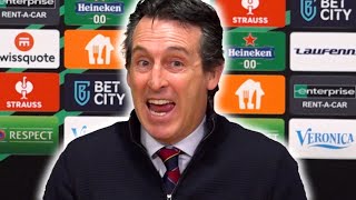 'The players were a BIT UPSET BUT I TOLD THEM TO COMPETE!' | Unai Emery | Ajax 0-0 Aston Villa