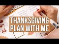 Plan With Me - Thanksgiving 2023 Gratitude List Spread in my Big Happy Planner