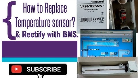 How to Replace Temperature sensor? || Rectify with BMS || Model no.- VF20-3B65NW ||#vfd #bms #like