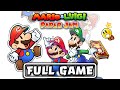 Mario  luigi paper jam  full game  no commentary longplay