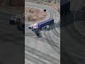 POLICE CAUSED A MASSIVE CRASH 😱 | BeamNG.drive #shorts 