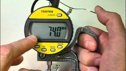 How To Use The Testex Digital Gage