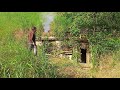 Construire un abri de bushcraft brousse souterrain abandonn pour la survie pcher dnormes carpes