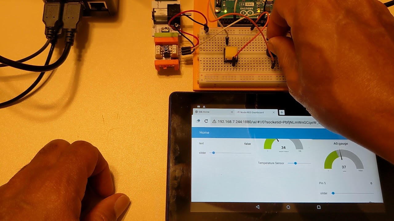 An Arduino Uno Low Fidelity IoT Digital Twin Prototype using Node-RED