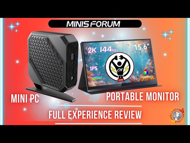 ミニPC fwater Minisforum HX99G mini gaming PC and the MSSA156 portable