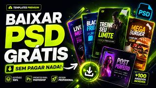 COMO BAIXAR PSD GRÁTIS em 2026 | Arquivos Editáveis para Photoshop COMO BAIXAR PSD GRÁTIS em 2026 | Arquivos Editáveis para Photoshop