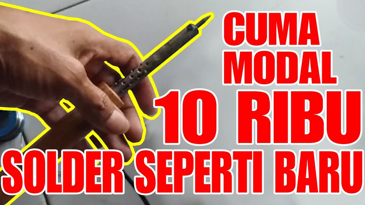 CARA PERBAIKI SOLDER RUSAK, DENGAN ELEMEN YANG BARU 100% berhasil