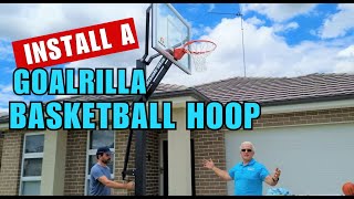 How to Install a Goalrilla In Ground Basketball Hoop with Full Assembly Instructions!!!