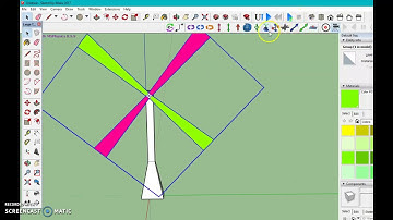SketchUp WindMill with MS Physics Motor