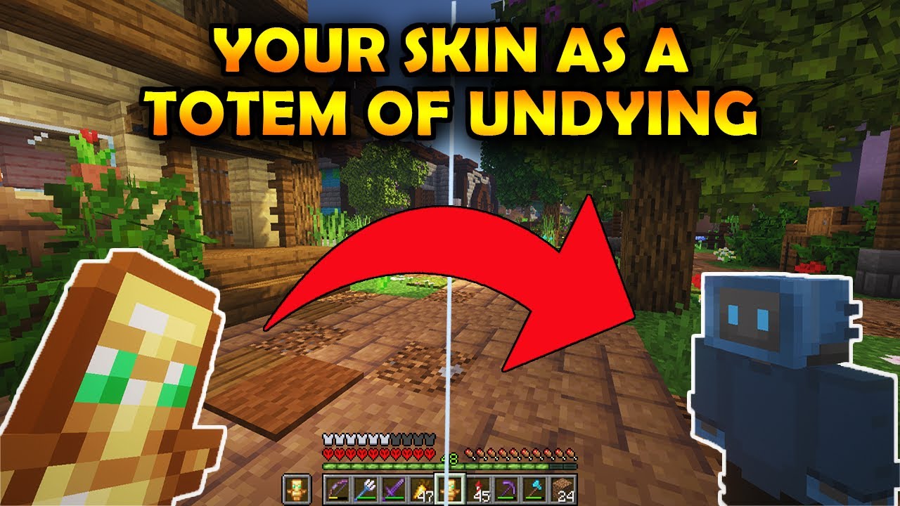 custom-totem-of-undying-in-minecraft-youtube