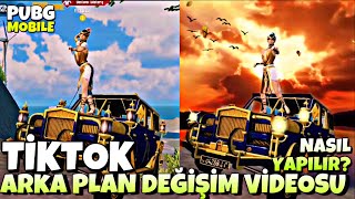 Pubg Mobi̇le Ti̇ktok Arka Plan Deği̇şi̇m Vi̇deosu Nasil Yapilir? Araç Deği̇şi̇m Montaj Yapimi