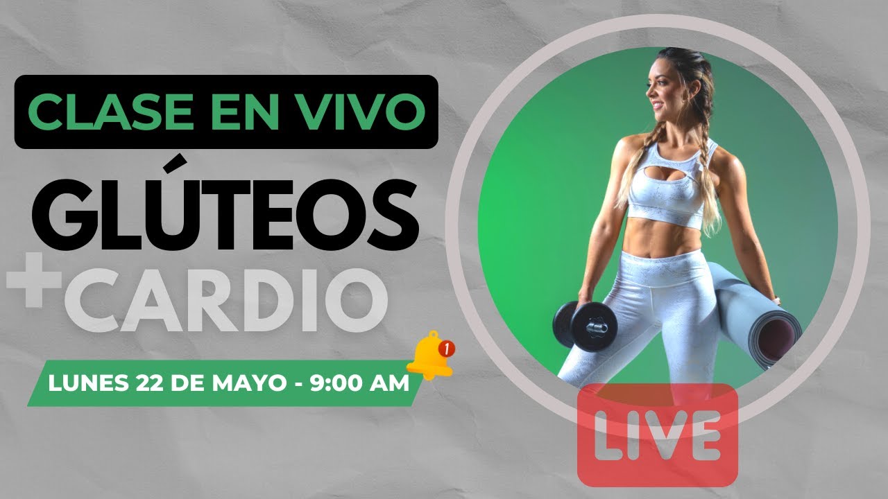 GLÚTEOS y CARDIO en llamas Rutina de fuego  (En Vivo)