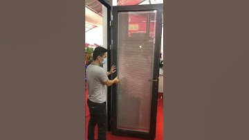 Cửa nhôm kết hợp rèm trong kính