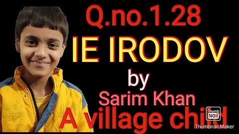 Q1.28|IE Irodov|Problems in General Physics|@skwonderkids5047.