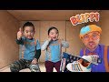 I Mailed Myself to Blippi for BLIPPI K-SWISS SHOES and it worked!! Skit