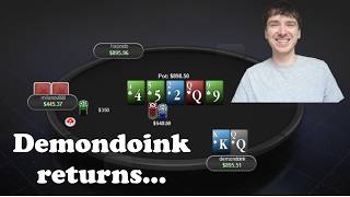 I make my return to online poker- HH review