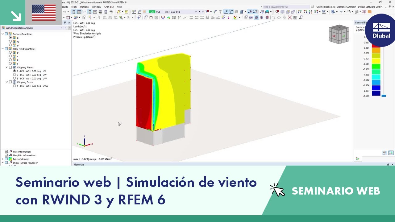 [EN] Seminario web | Simulación de viento con RWIND 3 y RFEM 6 - YouTube