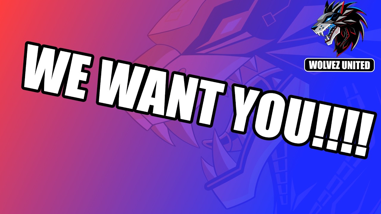WE WANT YOU!!