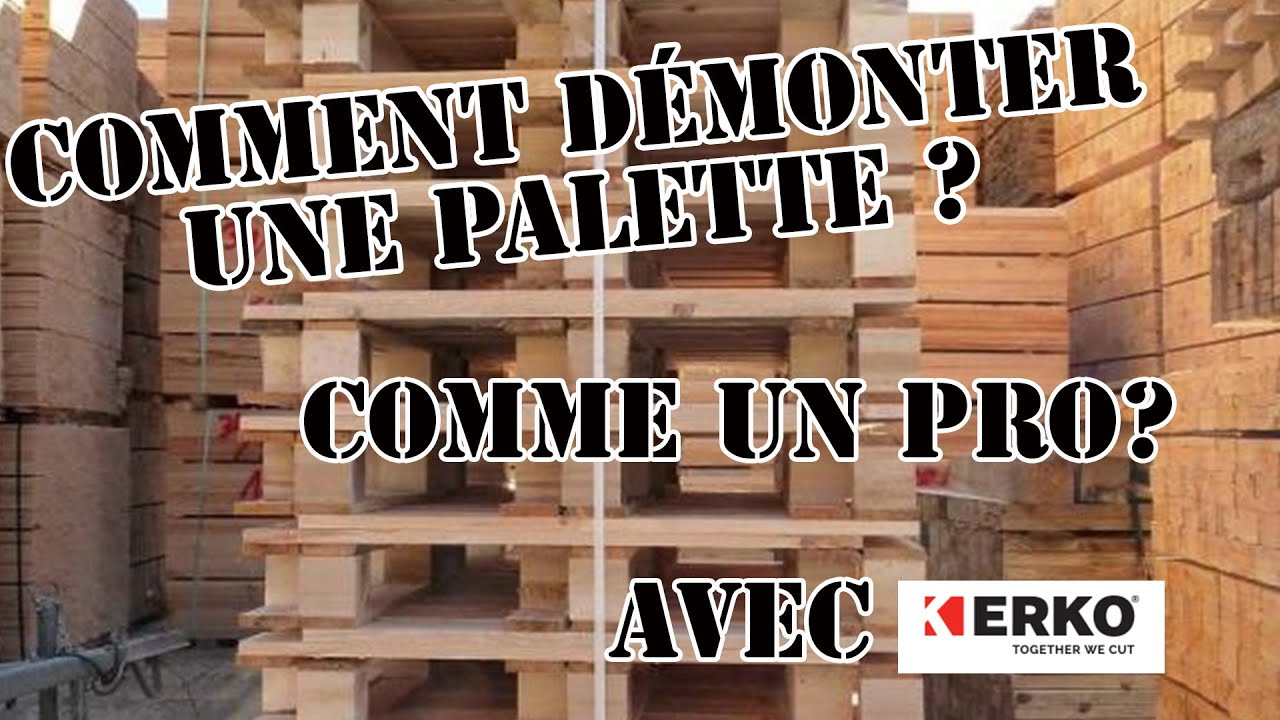 Comment démonter une palette proprement  Comment démonter une palette,  Demonter une palette, Palette