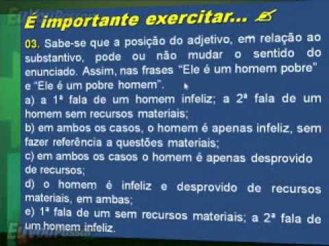 42   Adjetivo   Novos Exercícios