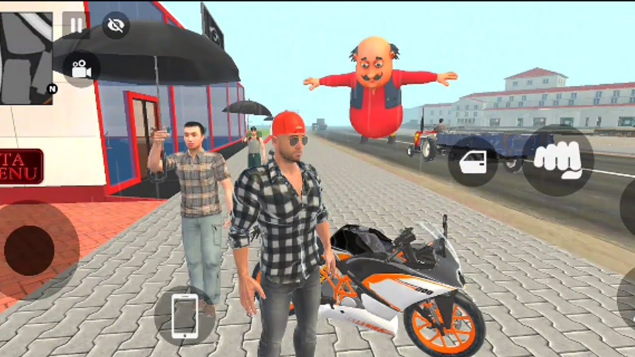 Motu vehicle and bike Indiana theft auto simulator gaming #gta 