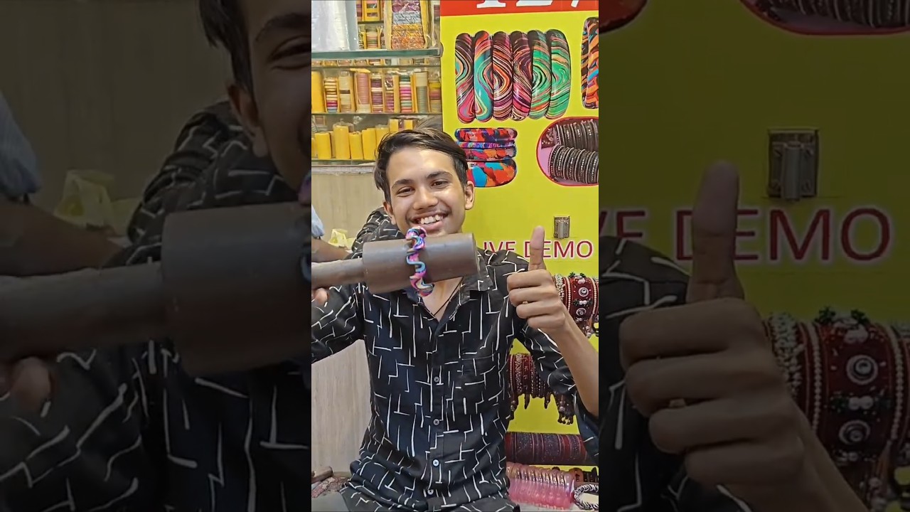 Multi colour Zig Zag Design in Lac Bangle ✌️