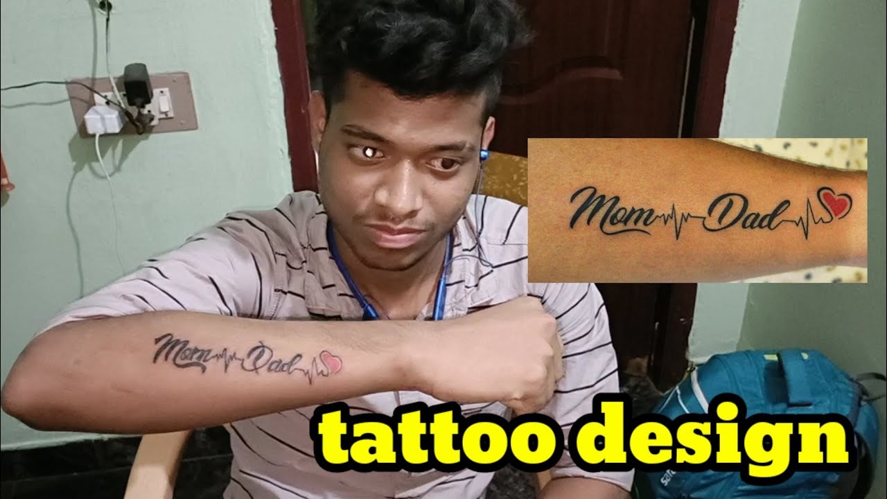 Buy Mom Dad With Heart Tattoos Combo and Best Populer design Tattoo Combo  Waterproof Men and Women Temporary body Body Tattoo  Lowest price in  India GlowRoad