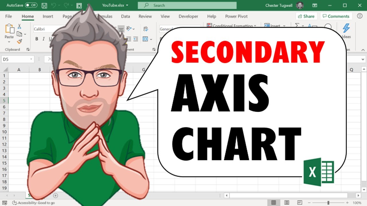 Excel Bar Chart Secondary Axis Side By Side