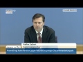 Hoeneß-Rücktritt: Steffen Seibert auf der Regierungspressekonferenz am 14.03.2014