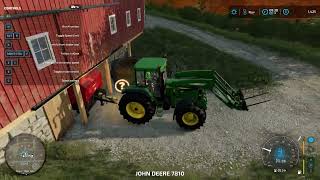 FS22 Elmcreek Baling The Grass and Getting Paid Part 14