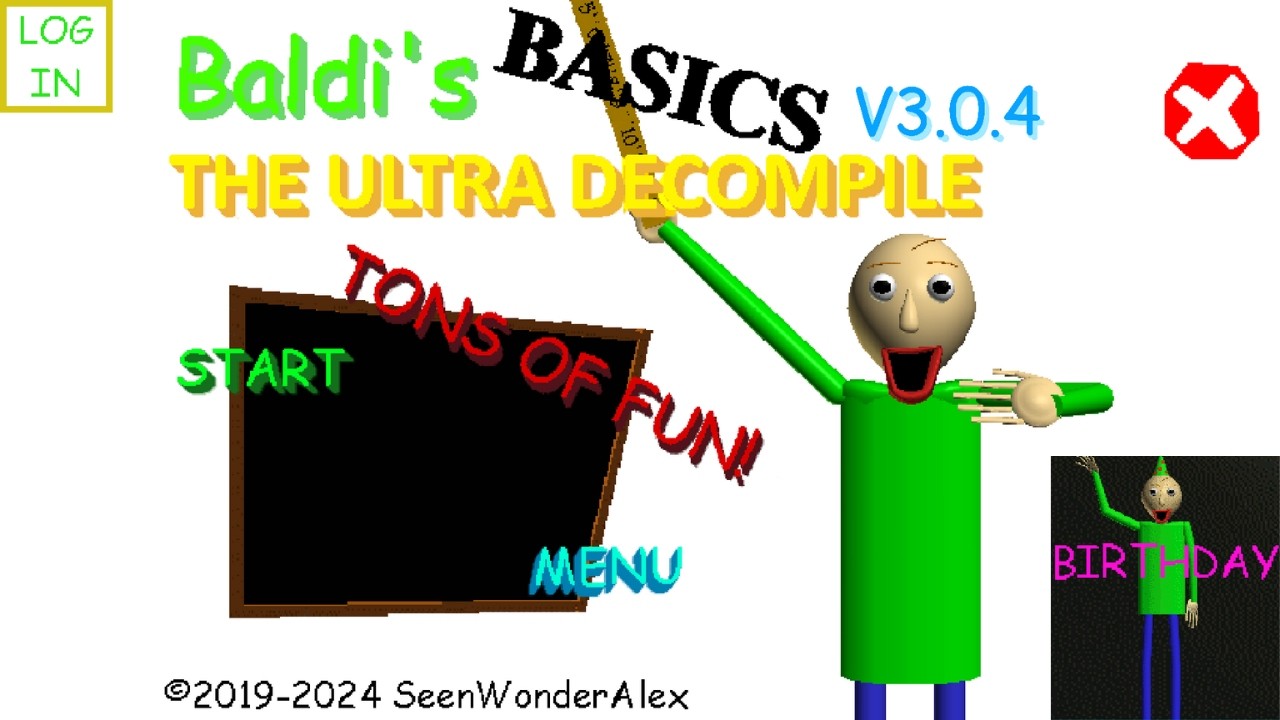 バルディの改良された学校でのパーティー!!