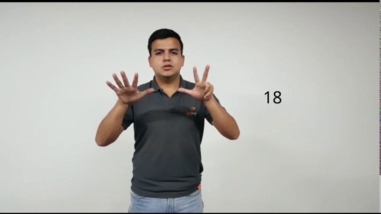 Números 0 a 90 en Lengua de Señas Chilena - YouTube