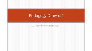 Pedagogy Game Example