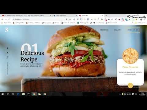 Restaurant application template fromscratch with angular 7