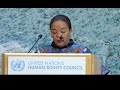 Genève 61ᵉ Session Du CDH Discours De La Ministre D Etat Thérèse Kayikwamba Wagner Genève 61ᵉ Session Du CDH Discours De La Ministre D Etat Thérèse Kayikwamba Wagner