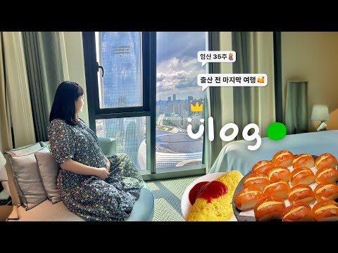 막달 임산부🤰출산 전 최최최종 <strong>호캉스</strong>💎이제 단 둘이서의 여행은 정말 마지막이야… | 소피텔 앰배서더 <strong>서울</strong> <strong>호캉스</strong> VLOG | 애프터눈티,룸서비스,호텔 조식,족발파티 등 :D